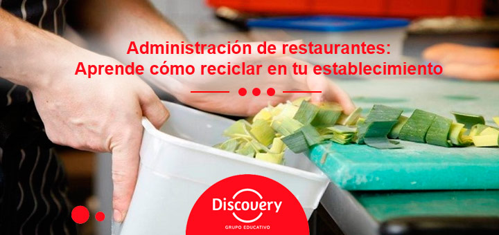 Administración de restaurantes: Aprende cómo reciclar en tu establecimiento