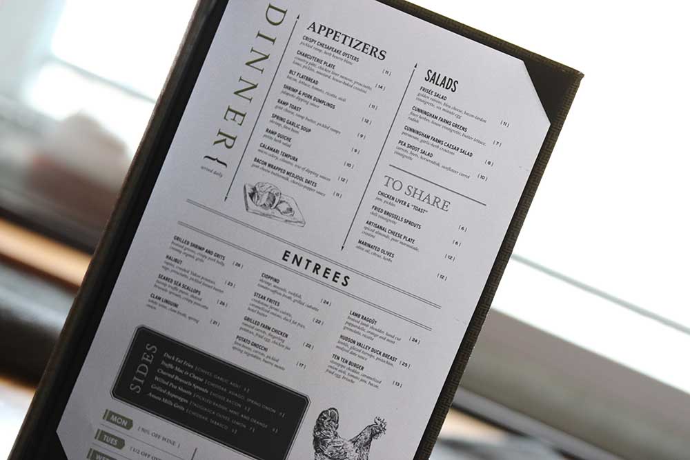 Administración de restaurantes: Fundamentos del diseño del menú