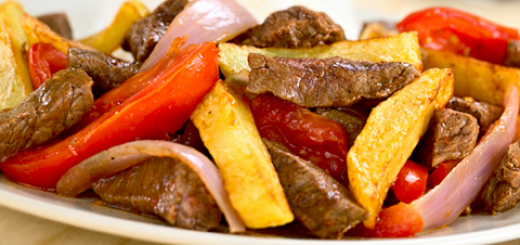 carne papa platos exoticos